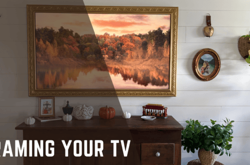 Framing your TV with Trim from Lowe's