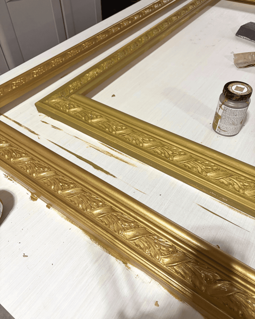 Tips for Framing your TV with simple materials available at Lowes
